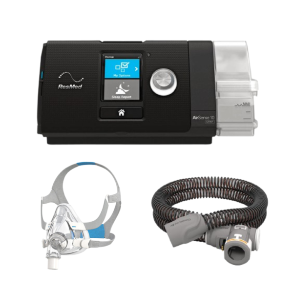Kit De Inicio Airsense S10 Con Mascarilla F20 Y Tubo Calefaccionado