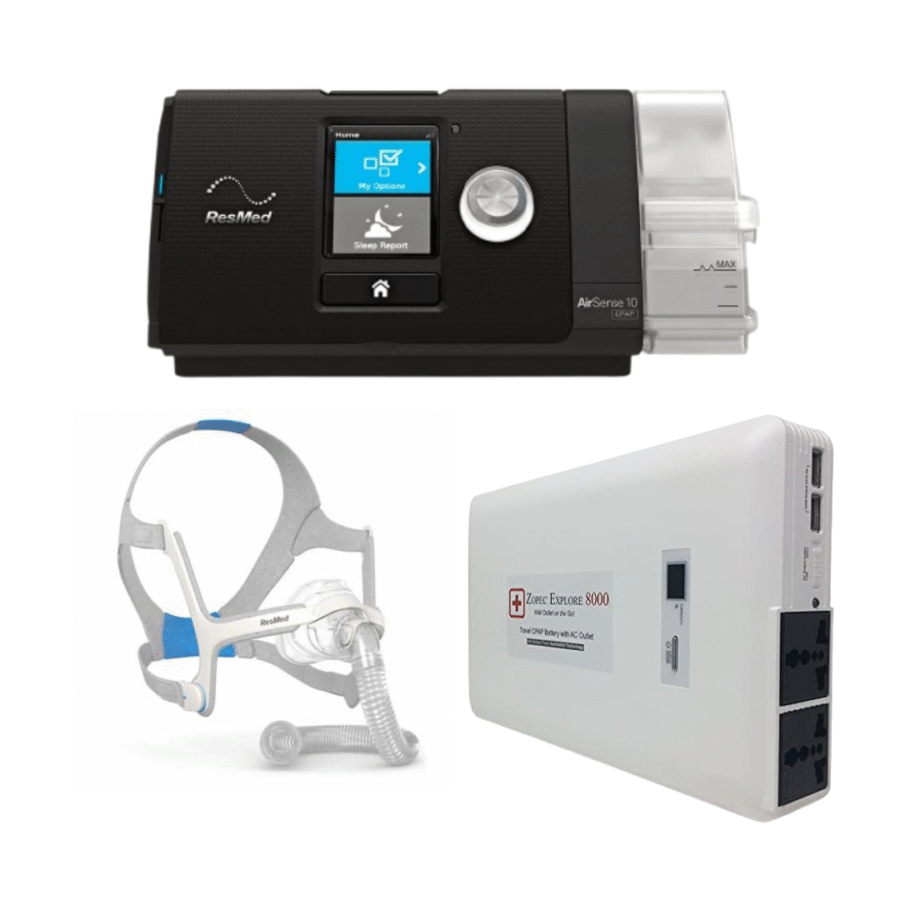 IMÁGENES MERCHANT (37) Kit Portabilidad Airsense S10 + Batería Explore 8000 + Mascarilla