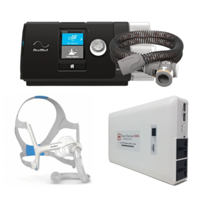 IMÁGENES MERCHANT (49) Kit Portabilidad Airsense S10 con Tubo Calefaccionado + Batería Explore 8000 + Mascarilla