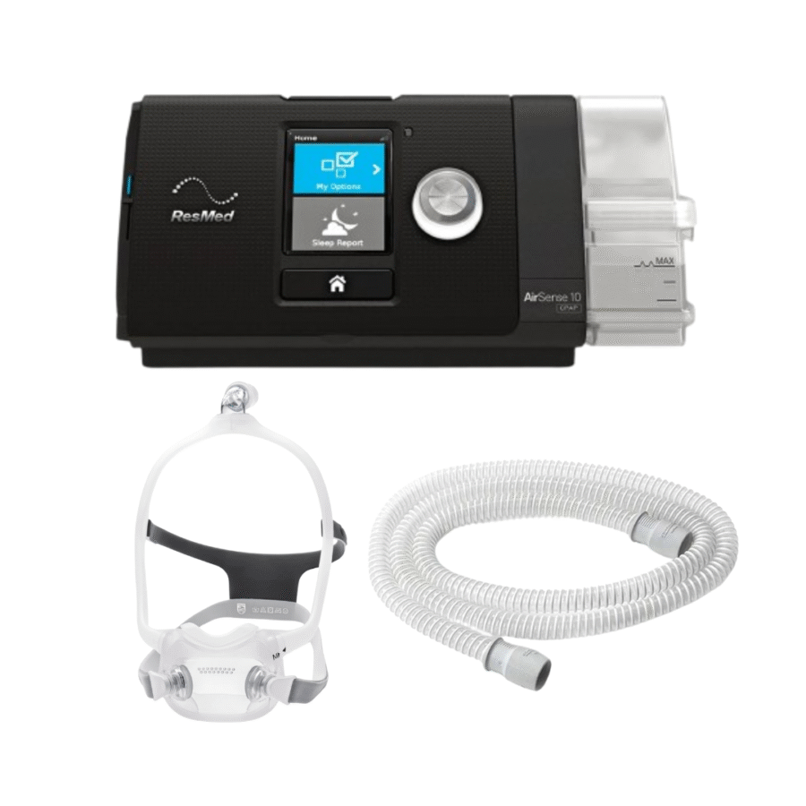 Kit De Inicio Airsense S10 Con Mascarilla Dreamwear FullFace Y Tubo Estándar