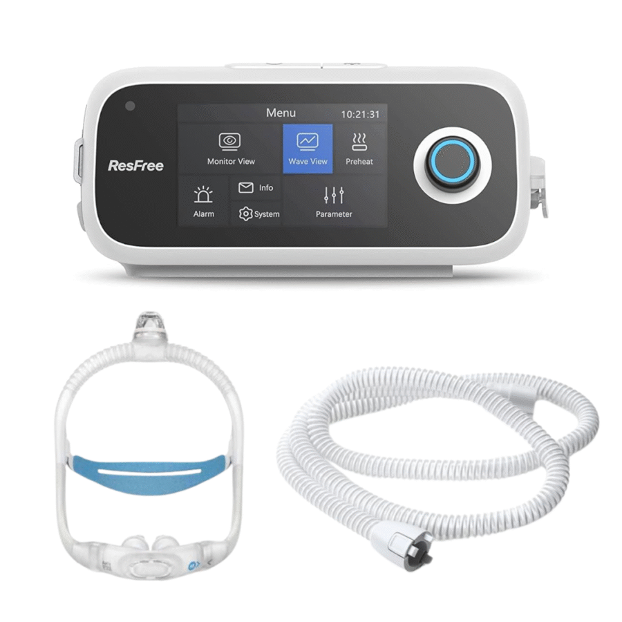 Kit De Inicio Resfree R20A Con Tubo Calefaccionado Y Mascarilla P30i