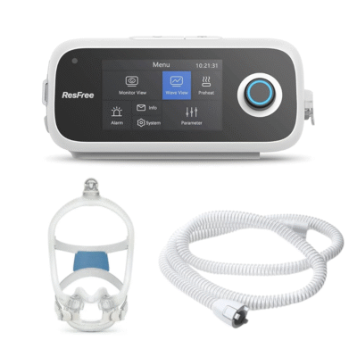 IMÁGENES MERCHANT (85) Kit De Inicio Resfree R20A Con Tubo Calefaccionado Y Mascarilla F30i