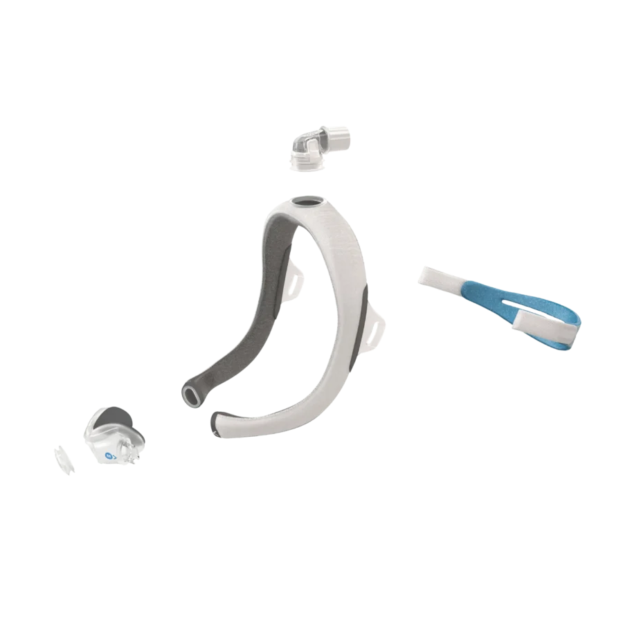 airtouch-n30i-exploded-transparent-square Kit Cpap Airsense S11 Resmed Con Mascarilla N30i Y Tubo Calefaccionado