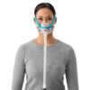 evora-full-face-front-woman-awake Mascarilla Oronasal F&P Evora Full – Fisher & Paykel