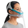 evora-full-face-side-woman-awake Mascarilla Oronasal F&P Evora Full – Fisher & Paykel
