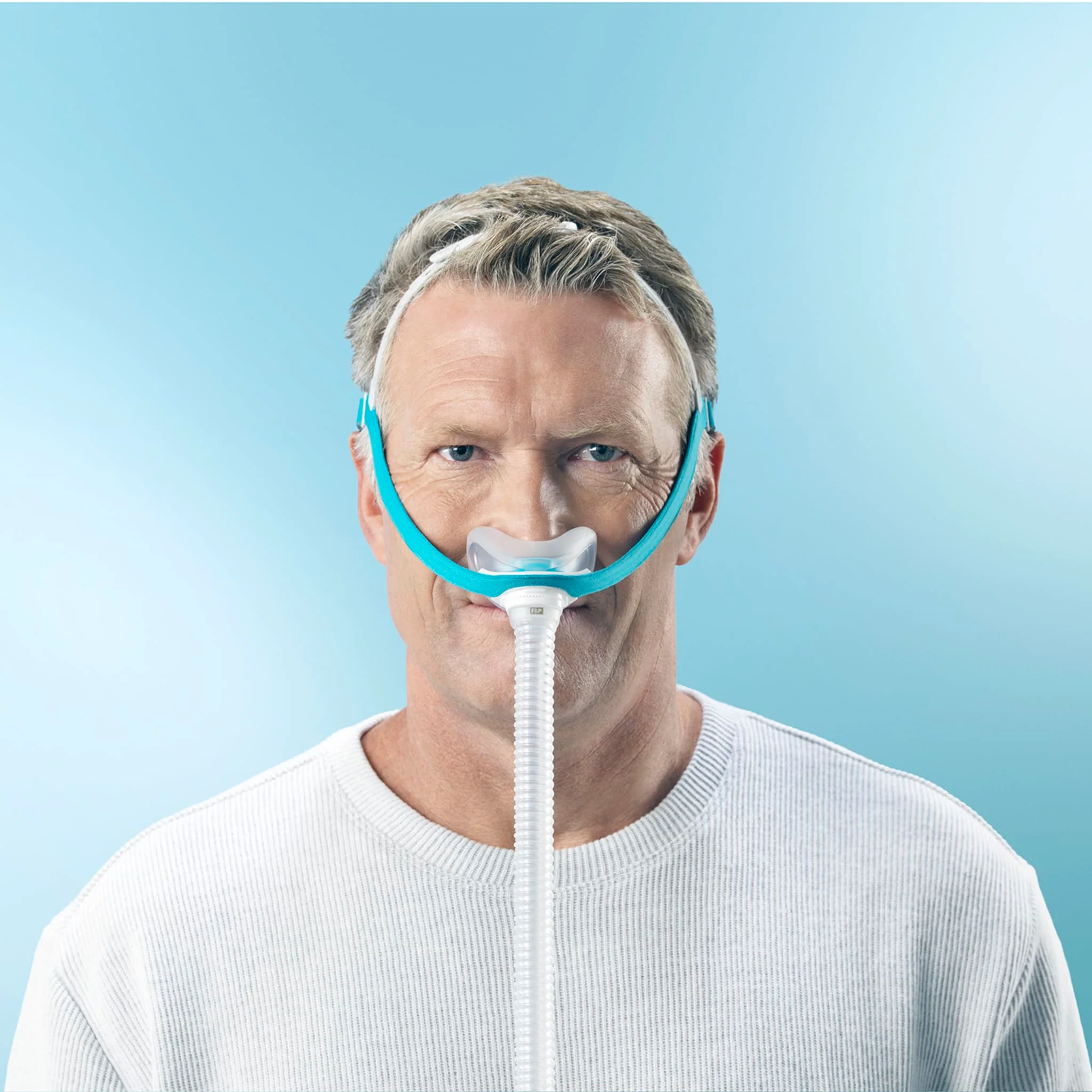 Mascarilla CPAP nasal que cubre solo la nariz